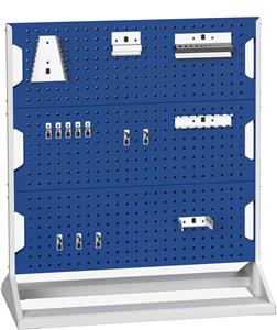 Bott Perfo 1125mm high Static Rack With 40pc Hook Kit Bott Verso Static Racks | Freestanding Panel Racks | Perfo Panels 16917200.11V 